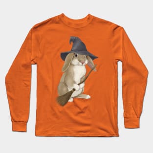 Hoppy Halloween Witch Bunny Long Sleeve T-Shirt